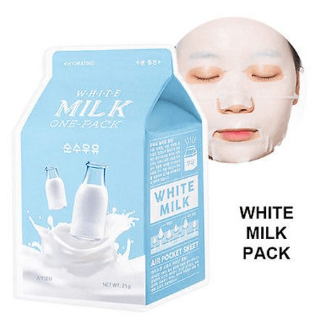 A'peiu White Milk One-Pack Молочная тканевая маска для лица